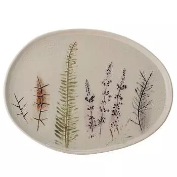 Сервировочная тарелка беа Bloomingville, бежевый