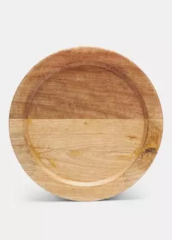 Сервировочная тарелка из дерева манго Croff, коричневый