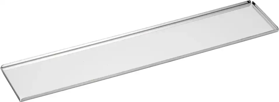 Сервировочная тарелка PINTINOX "Vassoi Tender", (1 шт.), прямоугольная, нержавеющая сталь, можно мыть в посудомоечной машине 35х20 см, цвет edelstahlfarben