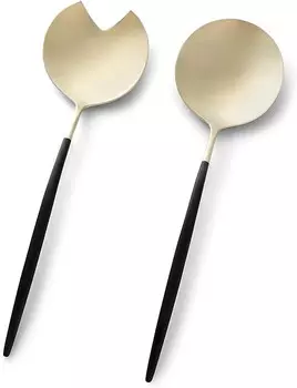 Сервировочный набор CAMBRIDGE Silversmiths Gaze Black Champagne Satin, желтый