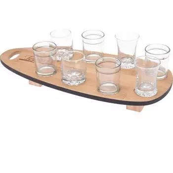 Сервировочный набор для закусок Excellent Houseware, коричневый