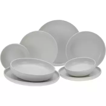 Сервиз CreaTable «Uno» (набор, 8 предметов), сатиновая глазурь, цвет Offwhite