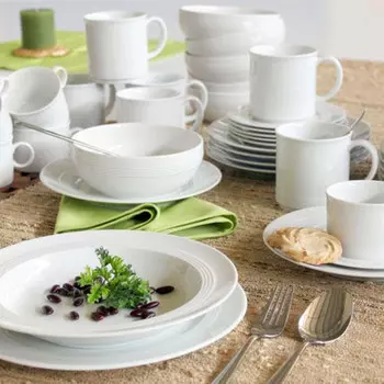Сервиз Jeverland белый комбинированный, 42 предмета Friesland, белый