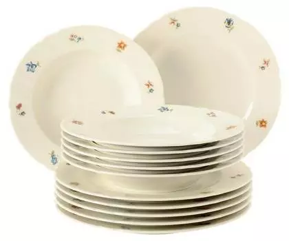 Сервиз мариэлуиза блоссомс, 12 предм. Seltmann Weiden, мультколор