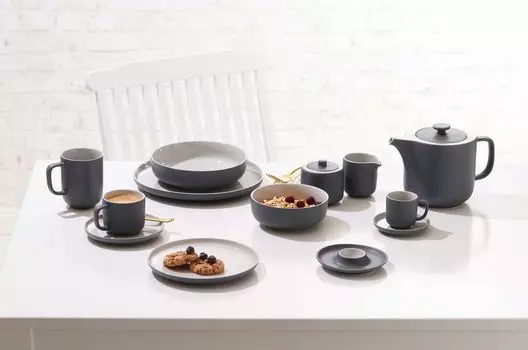 Сервиз обеденный 12 штук Джаспер серый Ritzenhoff & Breker