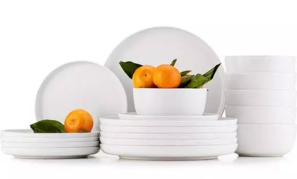 Сервиз обеденный на 6 персон 18 шт. Konsimo, белый