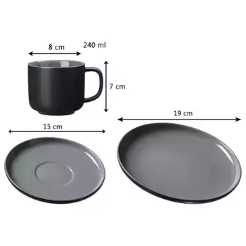 Сервиз Ritzenhoff & Breker, черный