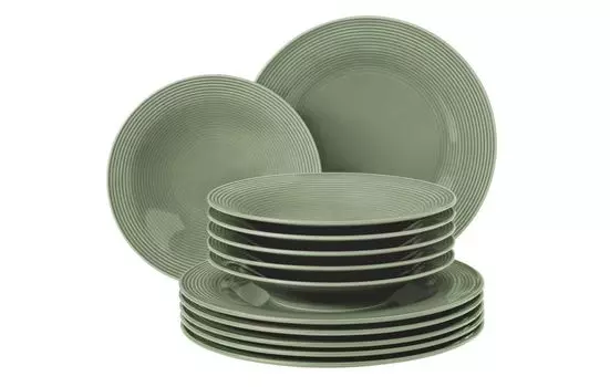Сервиз Seltmann Weiden 12 предм. BT Beat зеленый