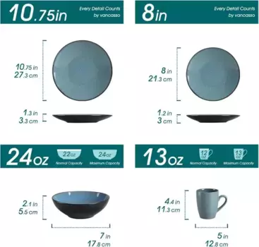 Сервиз Sonstige, зеленый