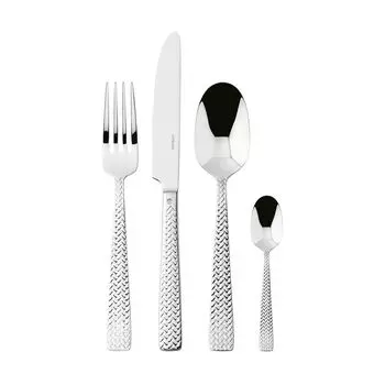 Сервиз столовых приборов SAMBONET 24 предмета Cortina, серебро