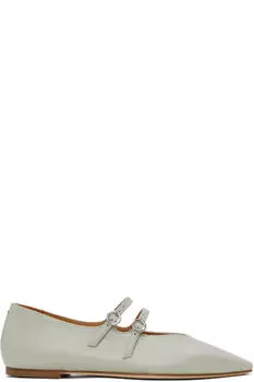 Серые балетки Franny Aeyde