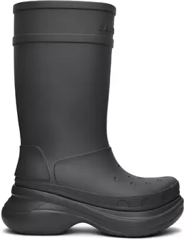 Серые ботинки Crocs Edition Balenciaga