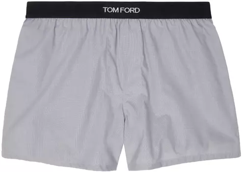 Серые боксеры со вентиляцией TOM FORD