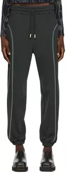 Серые брюки для отдыха со вставками Eckhaus Latta