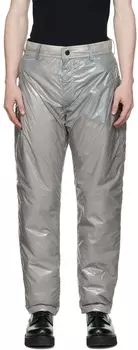 Серые брюки дутого кроя 44 Label Group