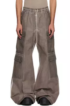 Серые брюки Hollywood Double Cargo Jumbo Belas Rick Owens DRKSHDW