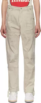 Серые брюки художника Rhude