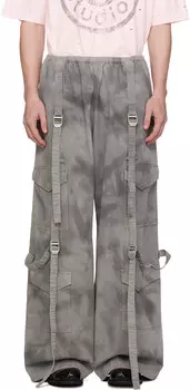 Серые брюки-карго Cinch Acne Studios