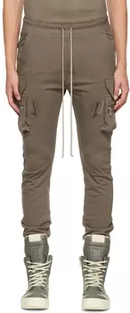 Серые брюки карго Mastodon Rick Owens