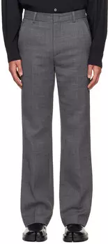 Серые брюки-клеш System