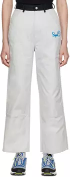 Серые брюки маляра BAPE