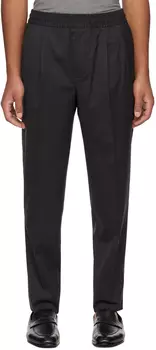 Серые брюки на кулиске ZEGNA