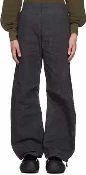 Серые брюки с бантом Seventh