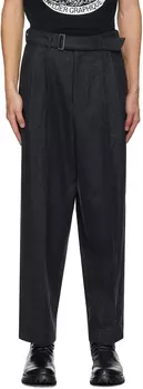 Серые брюки с поясом LE17SEPTEMBRE