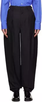 Серые брюки со складками LEMAIRE