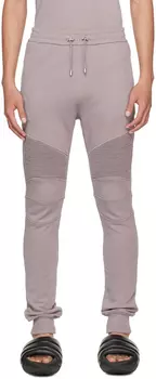 Серые брюки свободного кроя для отдыха Balmain