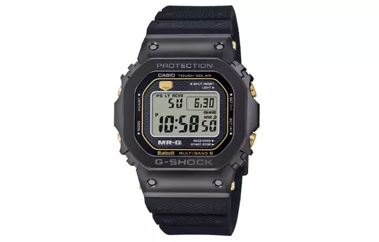 Серые часы унисекс серии MR-G MRG-B5000R-1JR CASIO