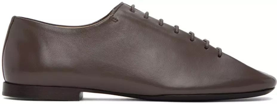Серые дерби на плоской подошве LEMAIRE
