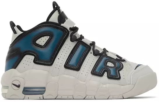 Серые детские кроссовки Nike Kids Air More Uptempo Big