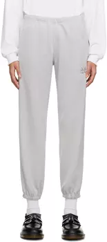 Серые домашние брюки на молнии NEEDLES