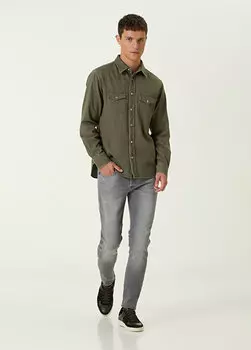 Серые джинсовые брюки Denham