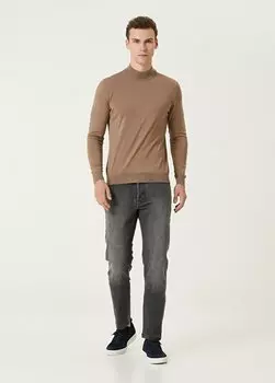 Серые джинсовые брюки Kiton