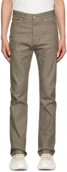 Серые джинсы Jim Cut Rick Owens DRKSHDW