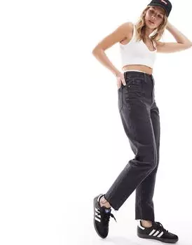 Серые джинсы Mom с завышенной талией Levi's