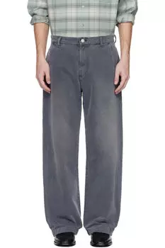 Серые джинсы прямого покроя mfpen