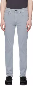 Серые джинсы скинни 2 Rag & Bone, цвет Steel grey