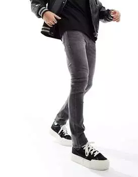 Серые джинсы скинни Jack & Jones Liam