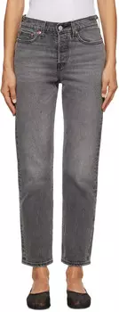 Серые джинсы Wedgie Straight Fit Levi's