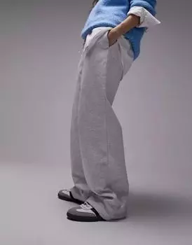 Серые джоггеры прямого кроя Topshop