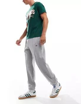 Серые джоггеры с логотипом Lacoste