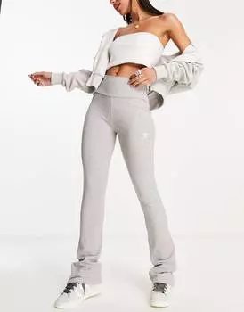 Серые джоггеры с трилистником adidas Originals Essentials