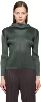 Серые ежемесячные цвета декабря Топ PLEATS PLEASE ISSEY MIYAKE