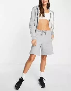 Серые флисовые шорты adidas Sportswear All SZN