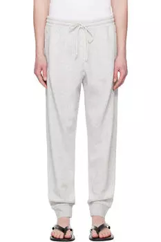 Серые флисовые спортивные штаны Lounge Tapered SKIMS