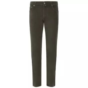 Серые хлопковые брюки Jacob Cohen, серый