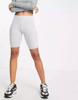 Серые хлопковые леггинсы The North Face Interlock